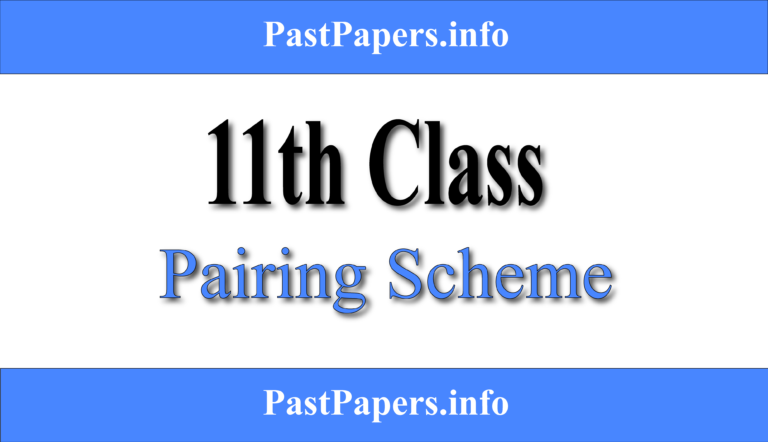 11th Class Pairing Scheme