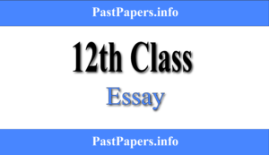 12th Class English Essay