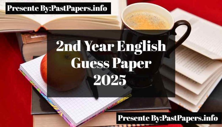 2nd Year English Guess Paper 2025