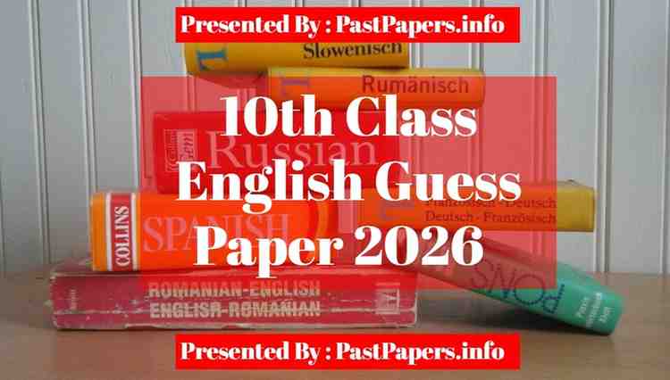 10th Class English Guess Paper 2026